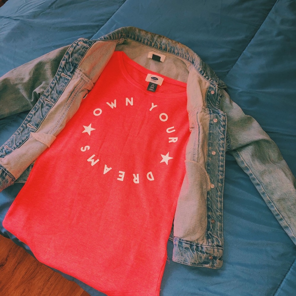 Girls “Own Your Dreams” Long Sleeve Shirt.
